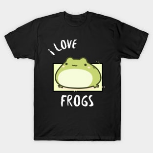 Chubby Frog - I love frogs T-Shirt